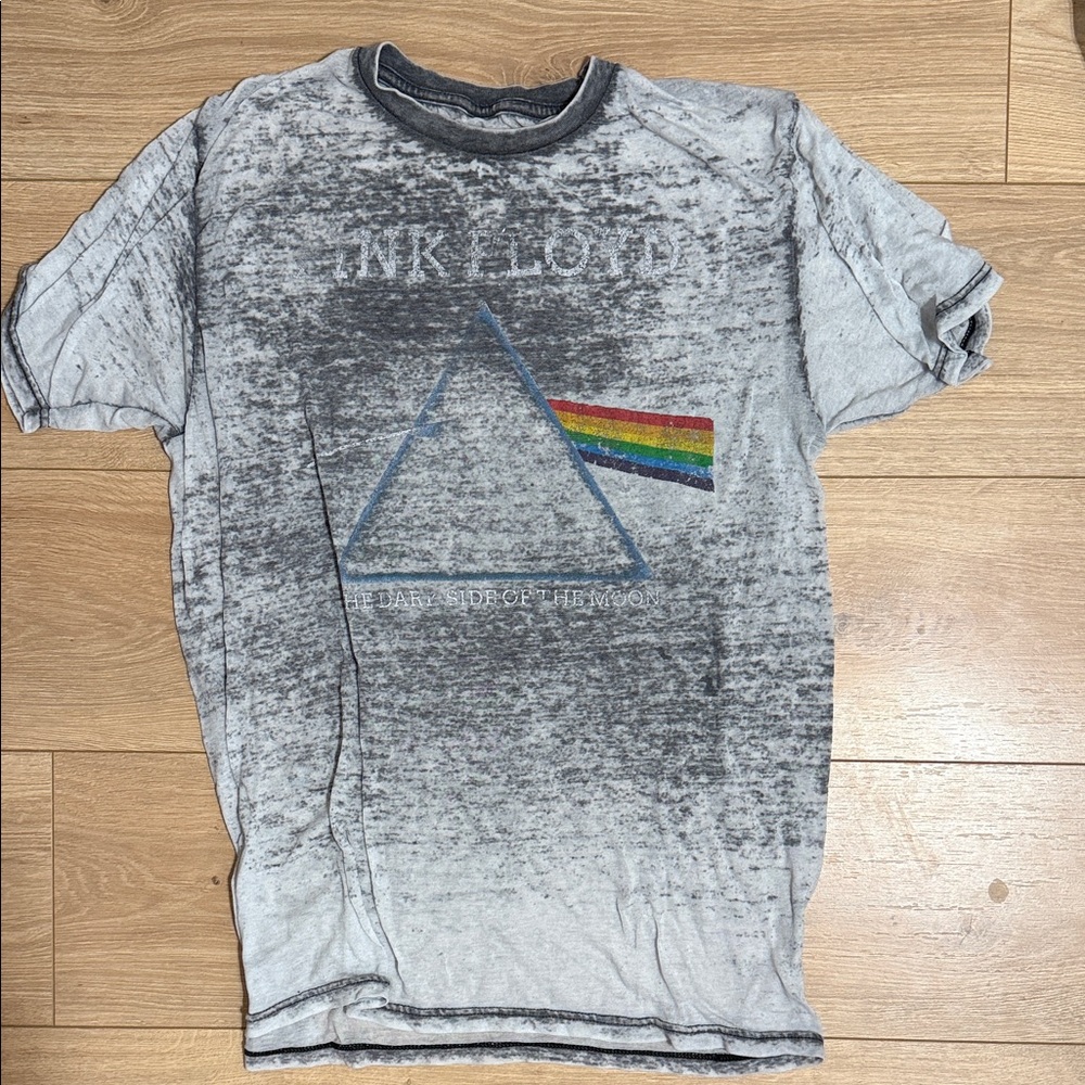 Gray Pink Floyd Graphic T-Shirt
